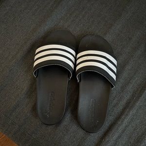 Adidas three stripes slides